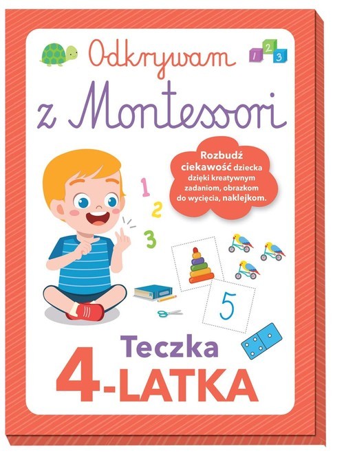 okładka Odkrywam z Montessori Teczka 4-latka książka