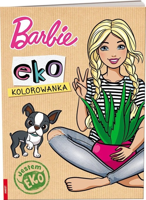 okładka Barbie Ekokolorowanka książka