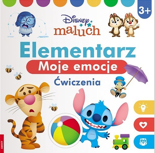 okładka Disney maluch Elementarz Moje emocje Ćwiczenia książka