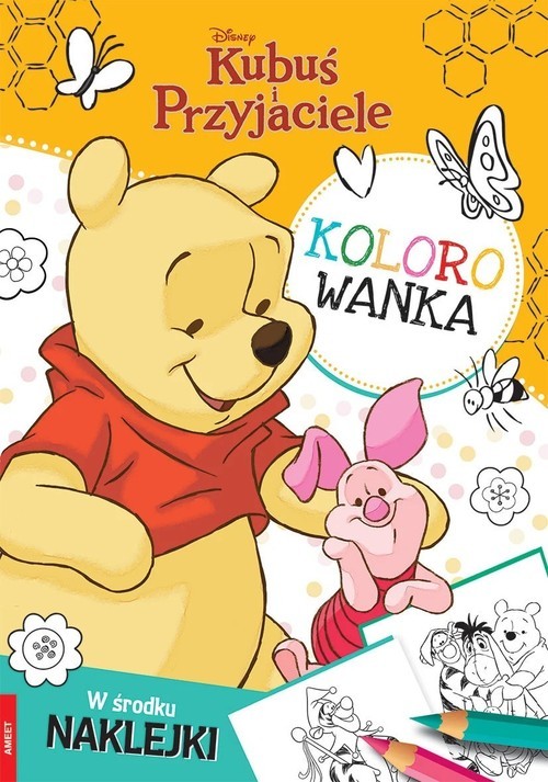 okładka Kubuś i Przyjaciele Kolorowanka książka