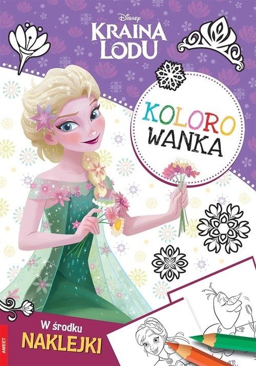 okładka Kraina Lodu Kolorowanka książka