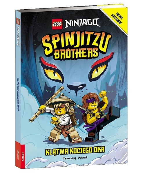 okładka Lego Ninjago Klątwa Kociego Oka książka | Tracey West