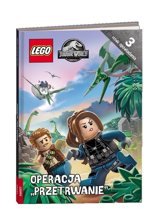 okładka Lego Jurassic World Operacja "Przetrwanie" książka