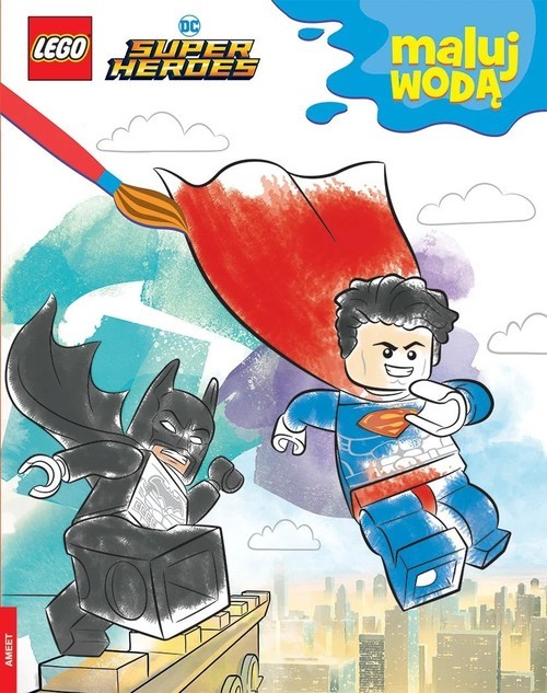okładka Lego Dc Comics Super Heroes Maluj Wodą książka