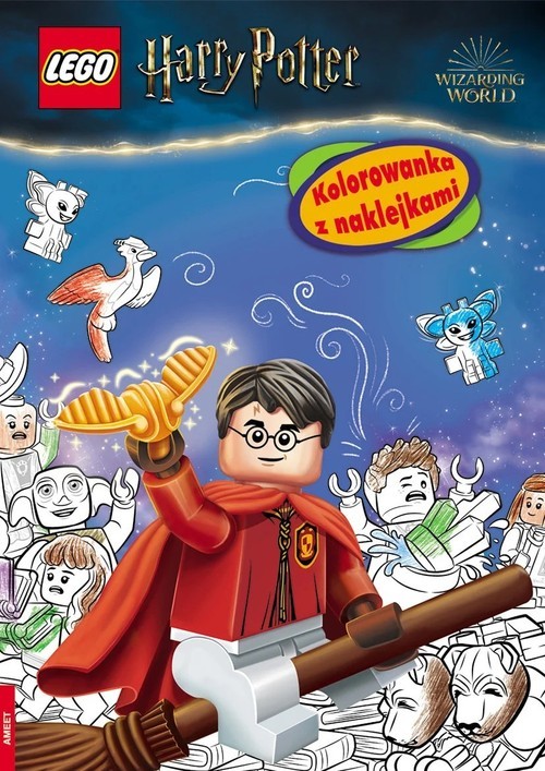 okładka Lego Harry Potter Kolorowanka z naklejkami książka