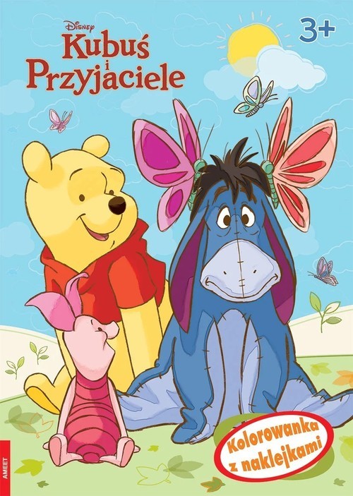 okładka Kubuś I Przyjaciele Kolorowanka z naklejkami książka