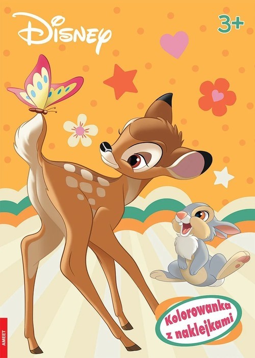 okładka Disney Classic Kolorowanka z naklejkami książka