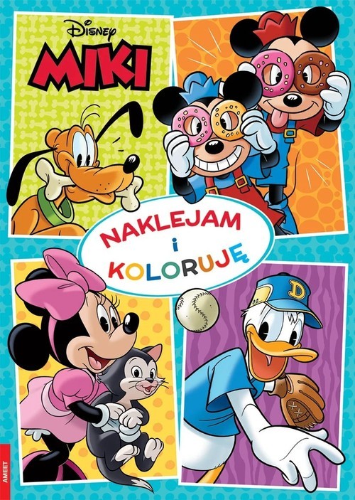 okładka Miki Naklejam i koloruję książka