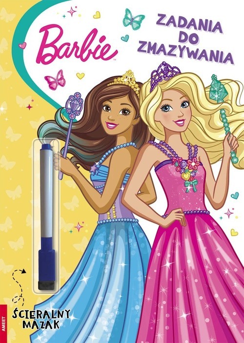 okładka Barbie Dreamtopia Zadania do zmazywania książka
