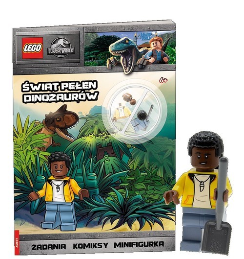 okładka Lego Jurassic World Świat pełen dinozaurów książka