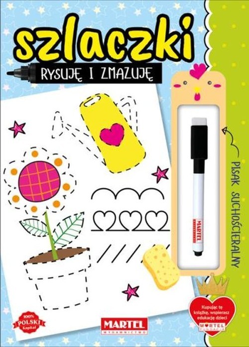 okładka Rysuję i zmazuję Szlaczki książka | Natasza Korpik