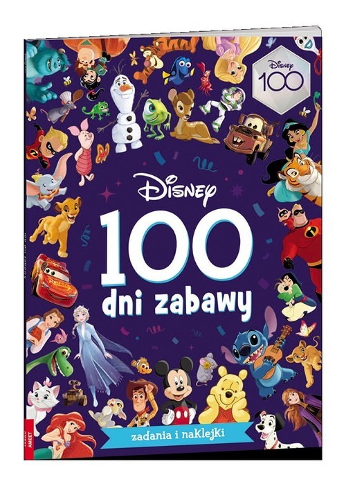 okładka Disney mix 100 dni zabawy książka