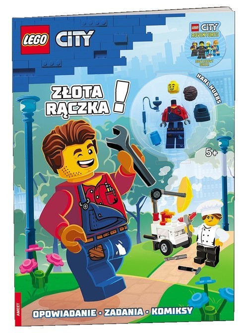 okładka Lego City Złota rączka książka