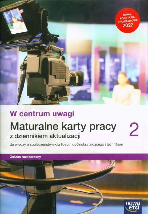 okładka W centrum uwagi 2 Maturalne karty pracy z dziennikiem aktualizacji do wiedzy o społeczeństwie Zakres rozszerzony Liceum Technikum książka | Barbara Furman, Kowalczyk WłodzimierzK.