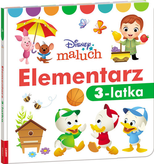 okładka Disney Maluch Elementarz 3-latka książka