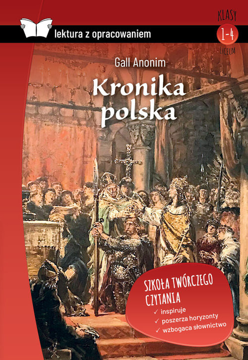 okładka Kronika polska. Lektura z opracowaniem Oprawa miękka książka | Gall Anonim