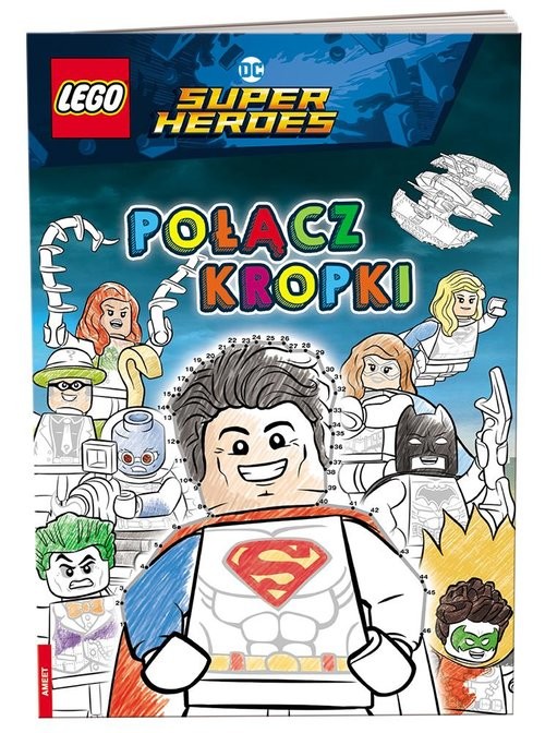 okładka LEGO DC Comics Super Heroes Połącz kropki książka