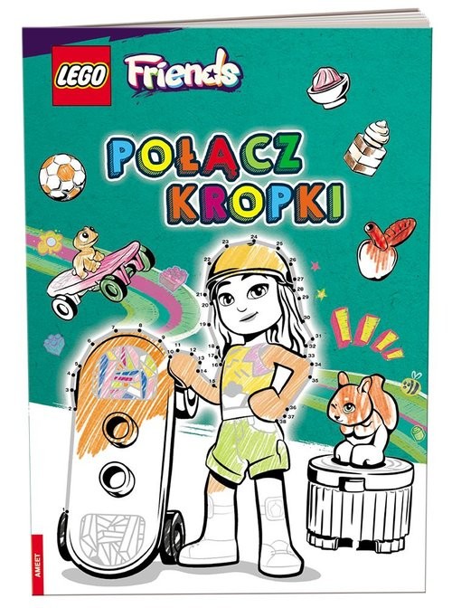 okładka LEGO Friends Połącz kropki książka