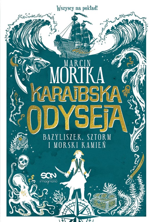 okładka Karaibska odyseja. Bazyliszek, sztorm i morski kamień ebook | epub, mobi | Marcin Mortka