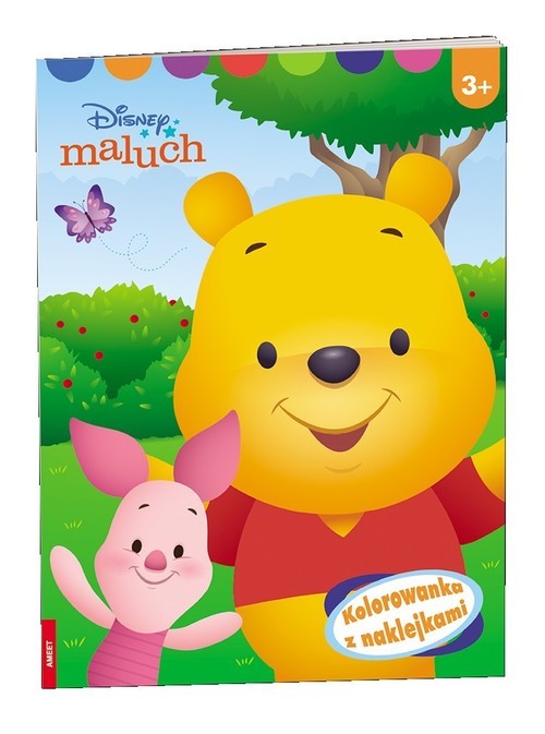 okładka Disney maluch Kolorowanka z naklejkami książka