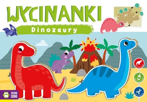 okładka Wycinanki Dinozaury książka