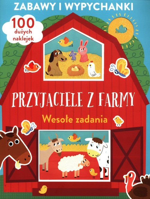 okładka Zabawy i wypychanki Przyjaciele z farmy Wesołe zadania książka