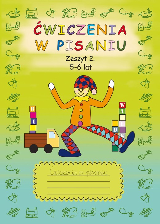 okładka Ćwiczenia w pisaniu. Zeszyt 2 5-6 lat ebook | pdf | Beata Guzowska