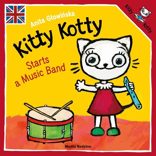 okładka Kitty Kotty Starts a Music Band książka | Anita Głowińska