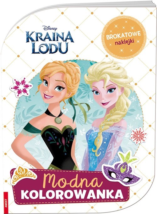 okładka Kraina Lodu Modna kolorowanka książka