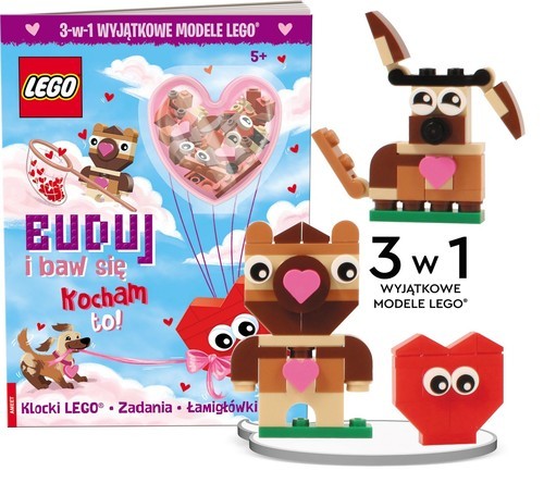 okładka Lego Books Buduj i baw się Kocham to książka