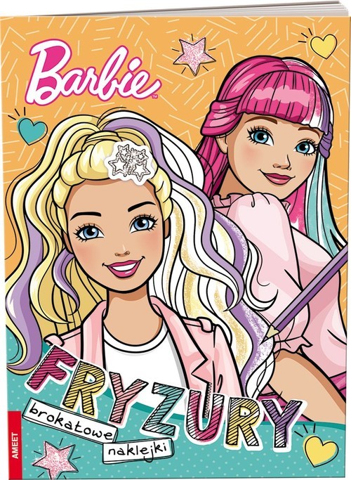 okładka Mattel Barbie Fryzury książka