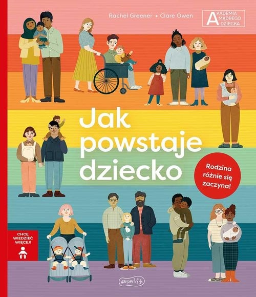 okładka Jak powstaje dziecko. Akademia mądrego dziecka. Chcę wiedzieć więcej
 książka | Rachel Greener