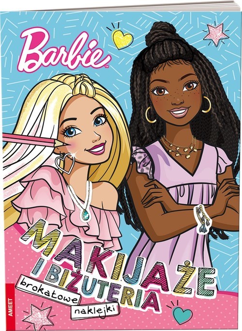 okładka Mattel Barbie Makijaże i biżuteria książka