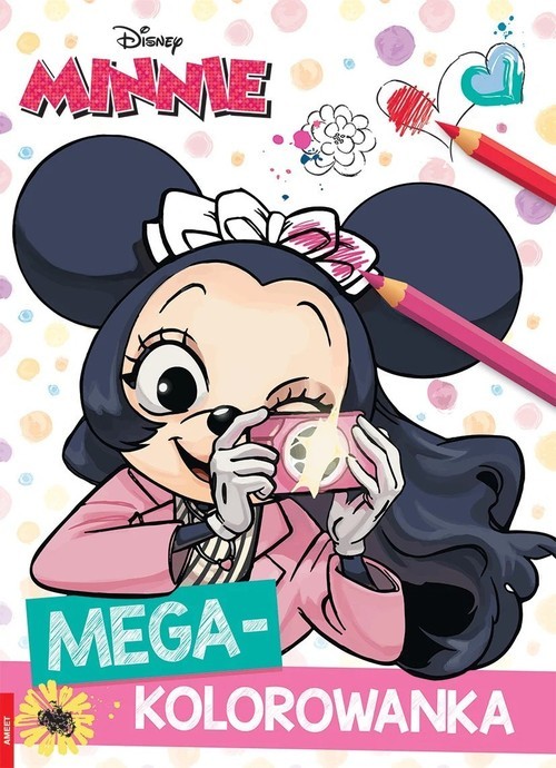 okładka Minnie. Megakolorowanka książka