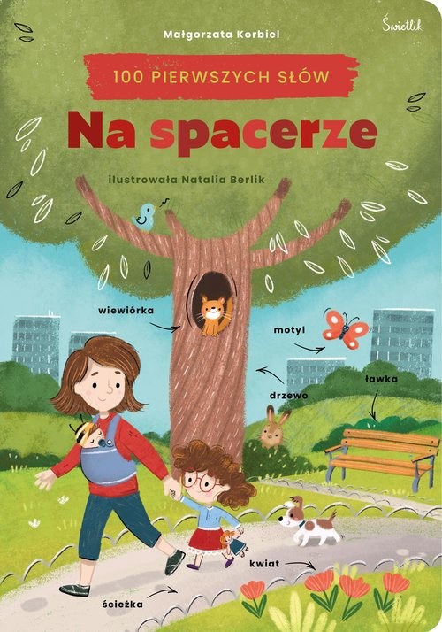 okładka Na spacerze 100 pierwszych słów książka | Korbiel Małgorzata