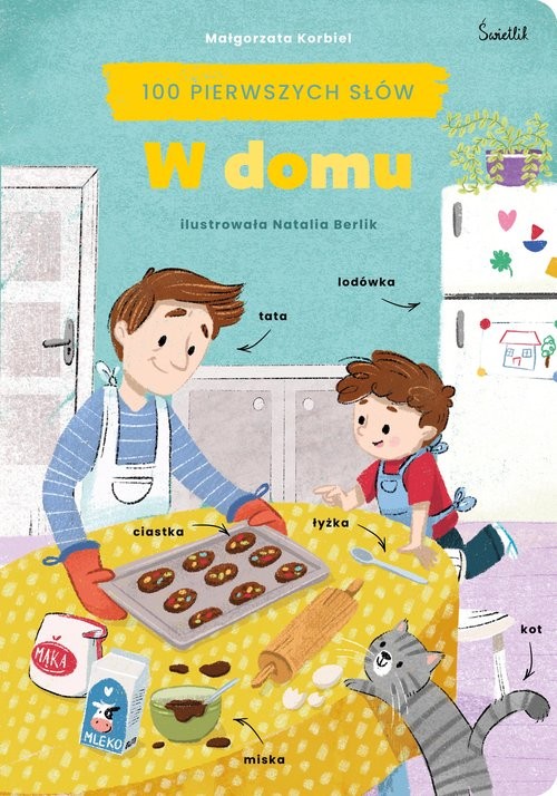 okładka W domu 100 pierwszych słów książka | Korbiel Małgorzata