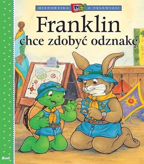 okładka Franklin chce zdobyć odznakę książka | Paulette Bourgeois