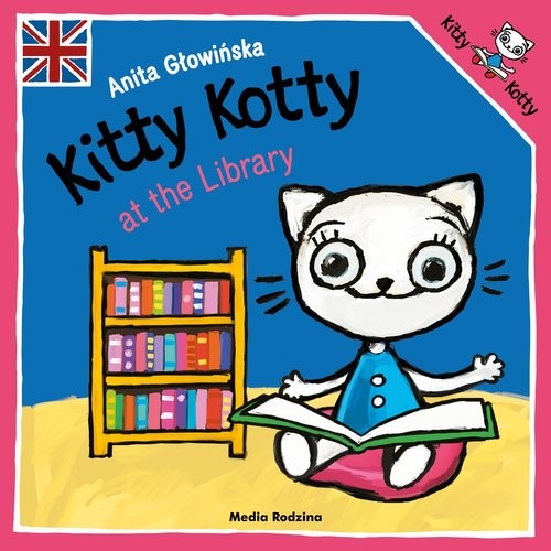 okładka Kitty Kotty at the Library książka | Anita Głowińska