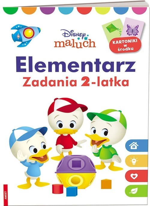 okładka Disney maluch Elementarz Zadania 2-latka książka