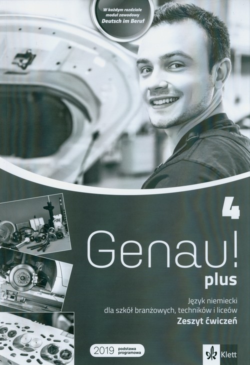 okładka Genau plus 4. Ćwiczenia + kod dostępu do podręcznika interaktywnego Szkoła ponadpodstawowa książka | Carla Tkadleckova