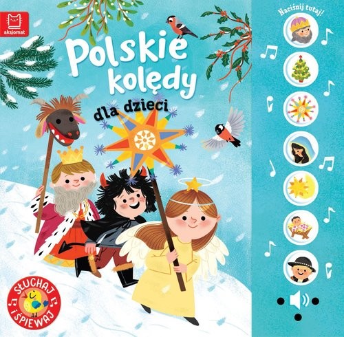 okładka Polskie kolędy dla dzieci. Słuchaj i śpiewaj książka | Anna Podgórska