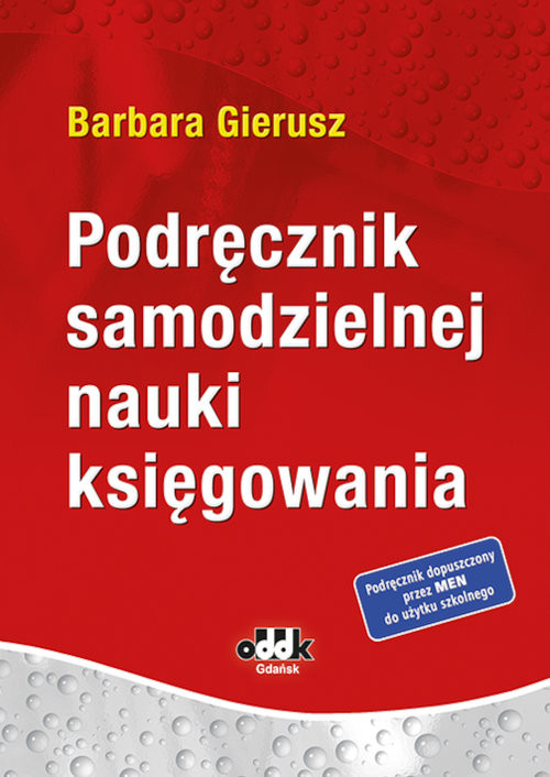 okładka Podręcznik samodzielnej nauki księgowania książka | Barbara Gierusz
