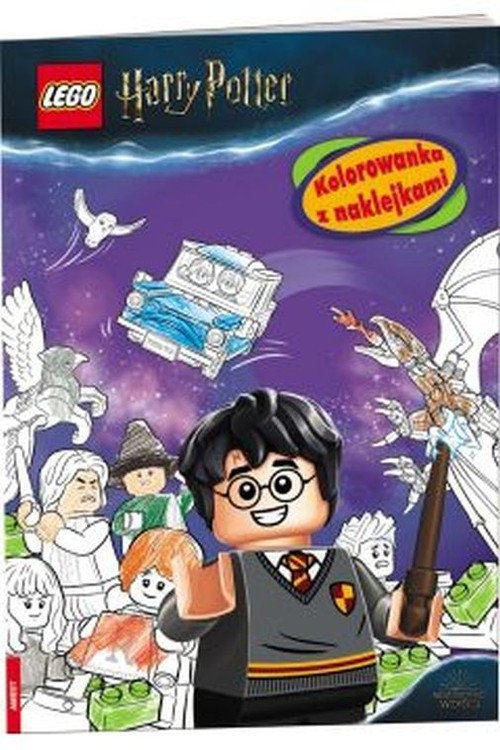 okładka Lego Harry Potter Kolorowanka z naklejkami książka