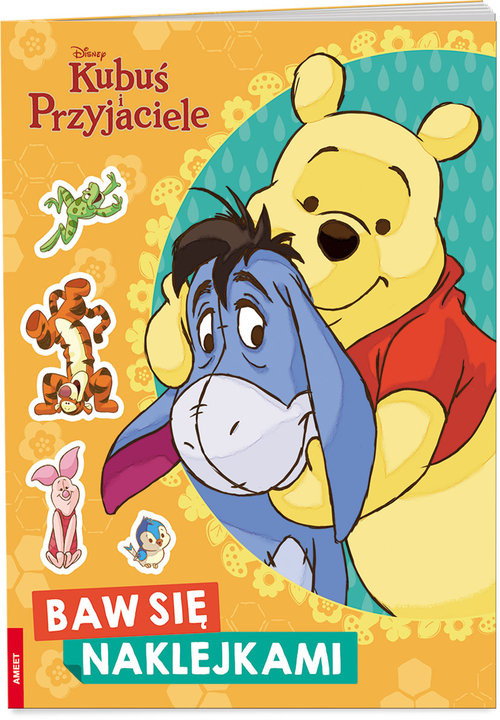 okładka Kubuś i Przyjaciele Baw się naklejkami książka