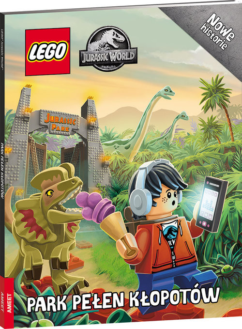 okładka Lego Jurrasic World Park pełen kłopotów książka