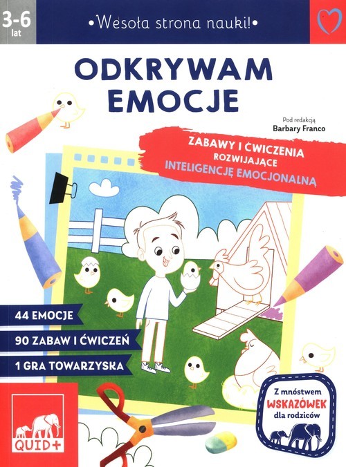 okładka Wesoła strona nauki! Odkrywam emocje książka