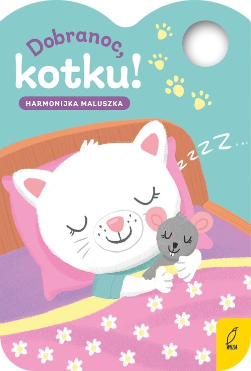 okładka Harmonijka maluszka Dobranoc kotku! książka | Korbiel Małgorzata