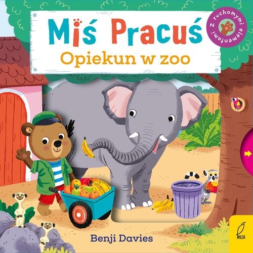 okładka Miś Pracuś Opiekun w zoo książka | Davies Benji