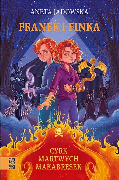 okładka Cyrk martwych makabresek [Franek i Finka-t.1] książka | Aneta Jadowska