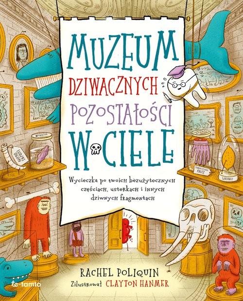 okładka Muzeum dziwacznych pozostałości w ciele Wycieczka po twoich bezużytecznych częściach, usterkach i innych dziwnych fragmentach książka | Rachel Poliquin